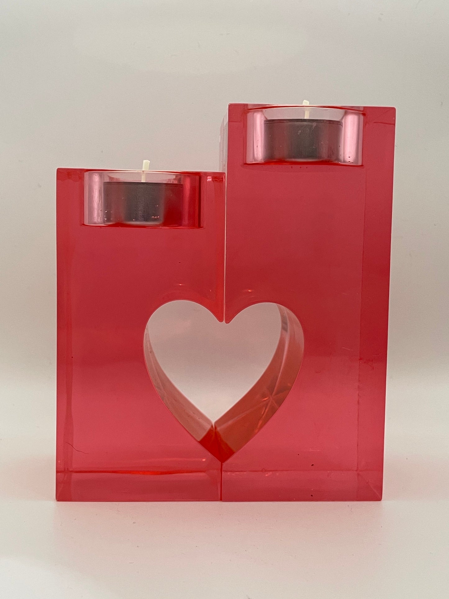 Portacandele Doppio San Valentino | Idea Regalo Originale per Anniversario