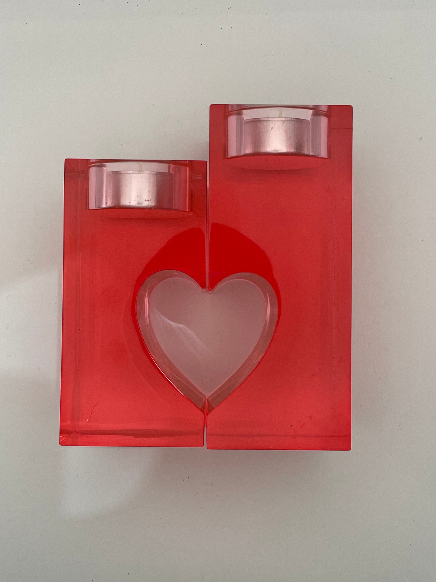 Portacandele Doppio San Valentino | Idea Regalo Originale per Anniversario