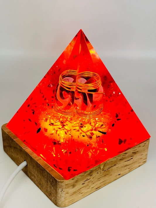 Piramide "CRISTALLINA ROSSA"