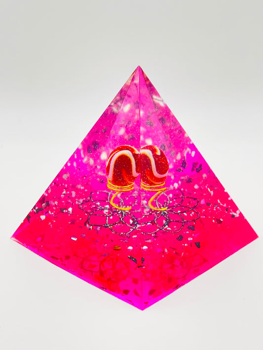 Piramide "CUORE INFUOCATO"