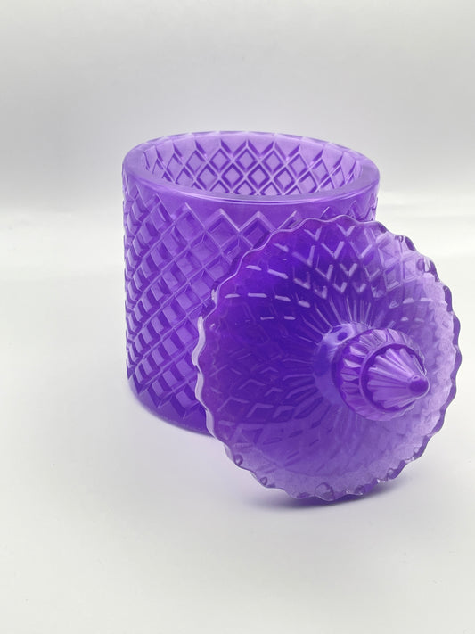 Scatola Portagioie in Resina Rosa - Contenitore Decorativo con Coperchio