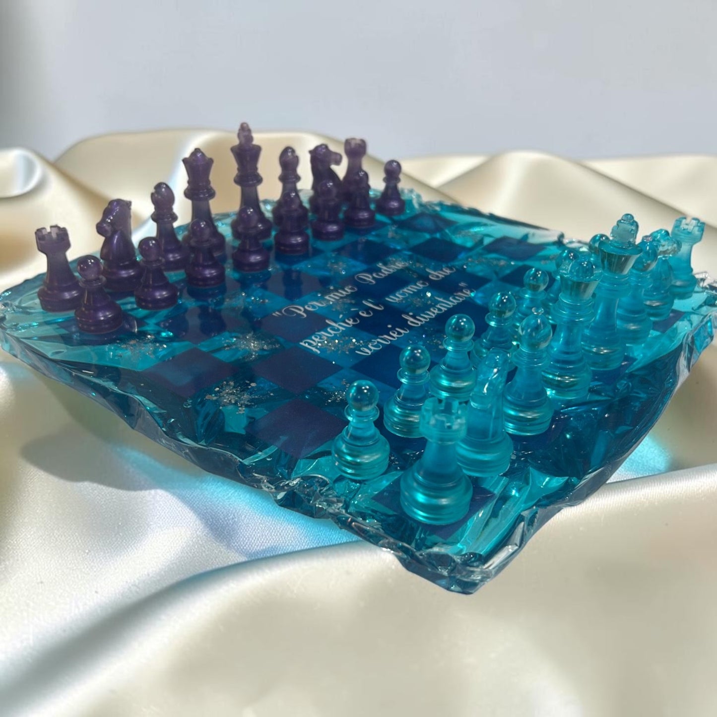 Edizione "Onda dell'Anima" – Opera 3D in Resina ad Alto Spessore (5cm)