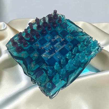 Edizione "Onda dell'Anima" – Opera 3D in Resina ad Alto Spessore (5cm)